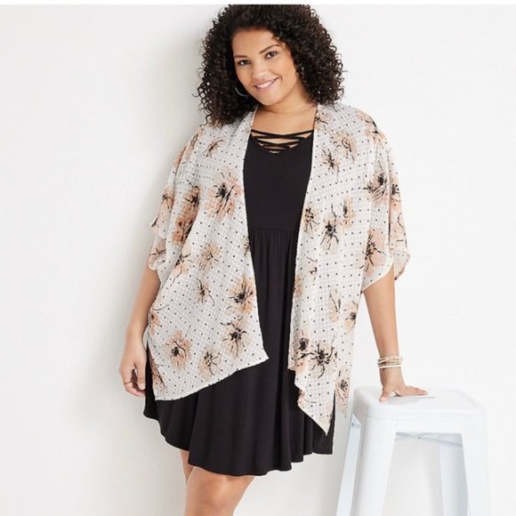 NEW! | Maurices Women’s Sheer Ombré Ruana / Kimono | One Size | NWT - Picture 15 of 16